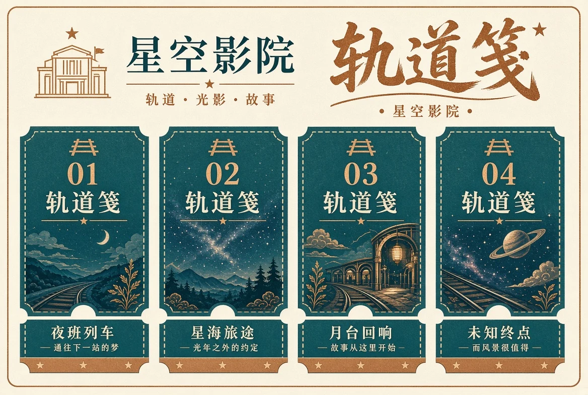 轨道笺内容图
